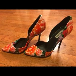 Steve Madden Varsity Floral Multi D'Orsay Pumps